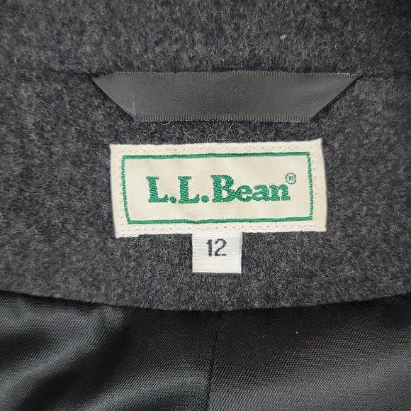 L L Bean Wool Cashmere Womens Blazer Jacket Sz 12 - Picture 5 of 15
